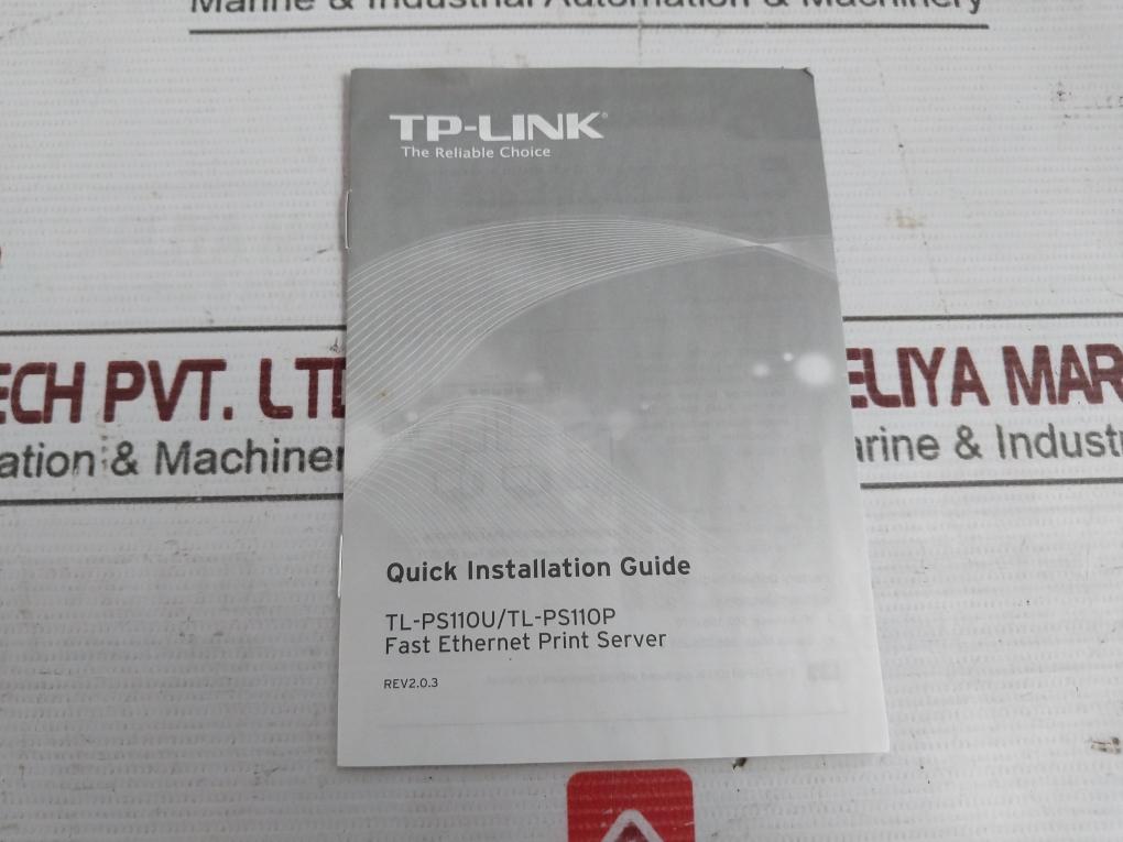 Tp-link Tl-ps110P Single Parallel Port Fast Ethernet Print Server Ver 1.6 1507C