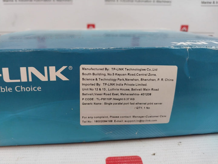 Tp-link Tl-ps110P Single Parallel Port Fast Ethernet Print Server Ver 1.5