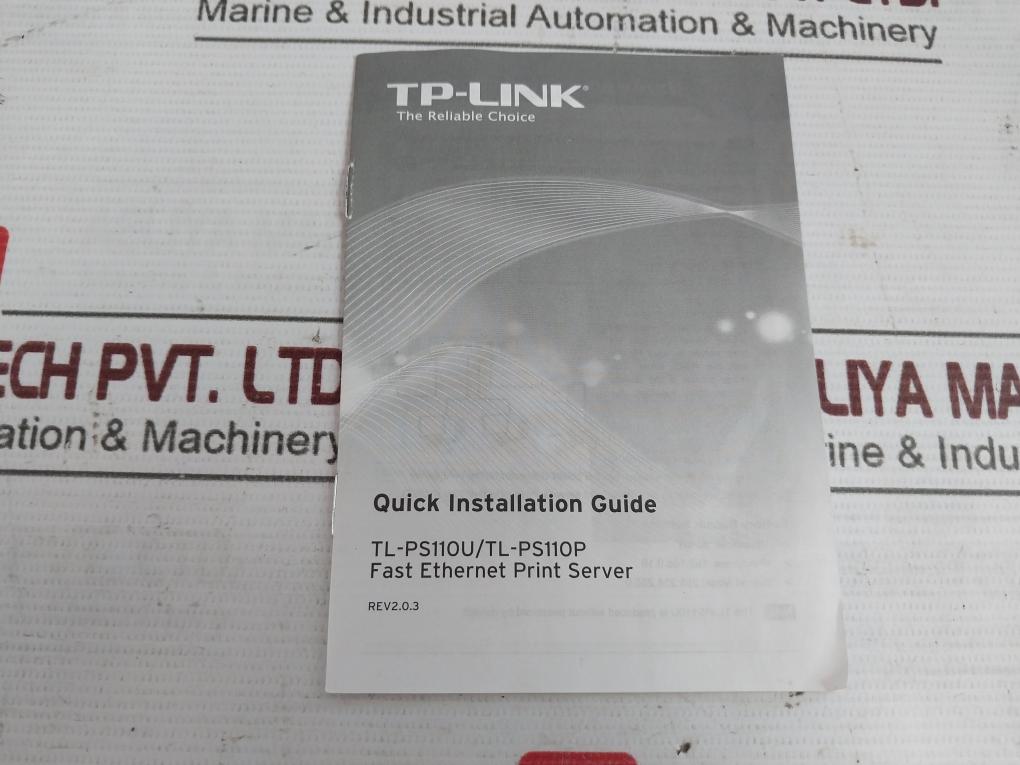 Tp-link Tl-ps110P Single Parallel Port Fast Ethernet Print Server Ver 1.5