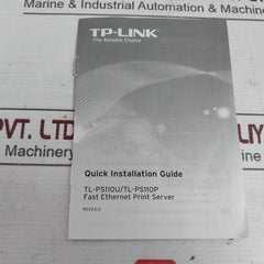 Tp-link Tl-ps110P Single Parallel Port Fast Ethernet Print Server Ver 1.5
