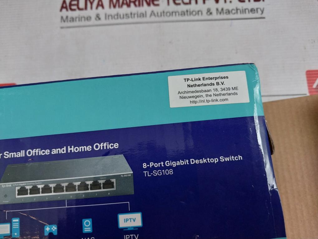 Tp-link Tl-sg108 8-port Gigabit Desktop Switch 10/100/1000Mbps 100–240V