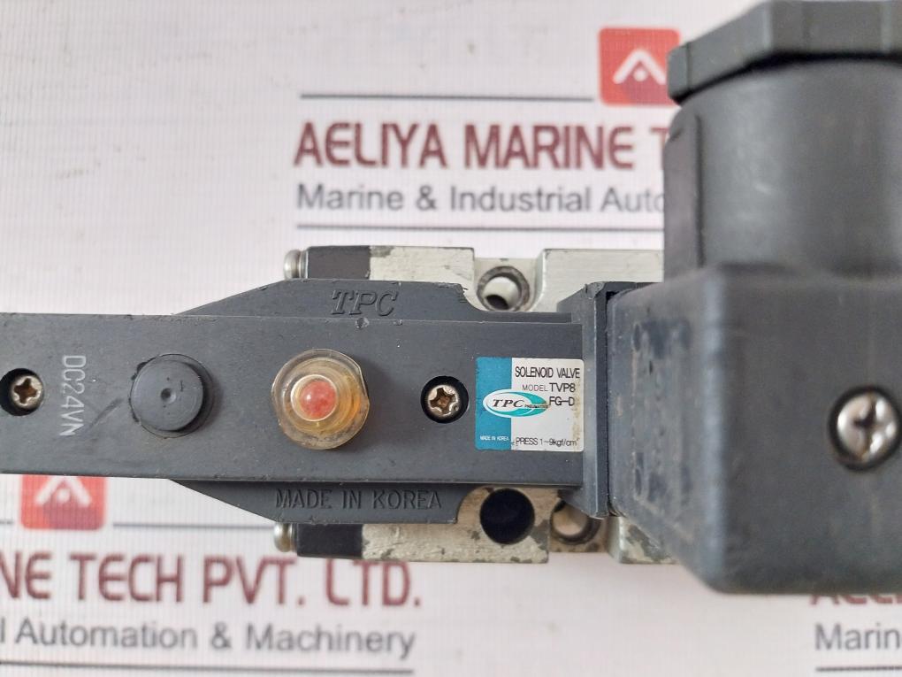 Tpc Tvp8 Fg-d Solenoid Valve 1-9Kgf/Cm2 Dc21-26V