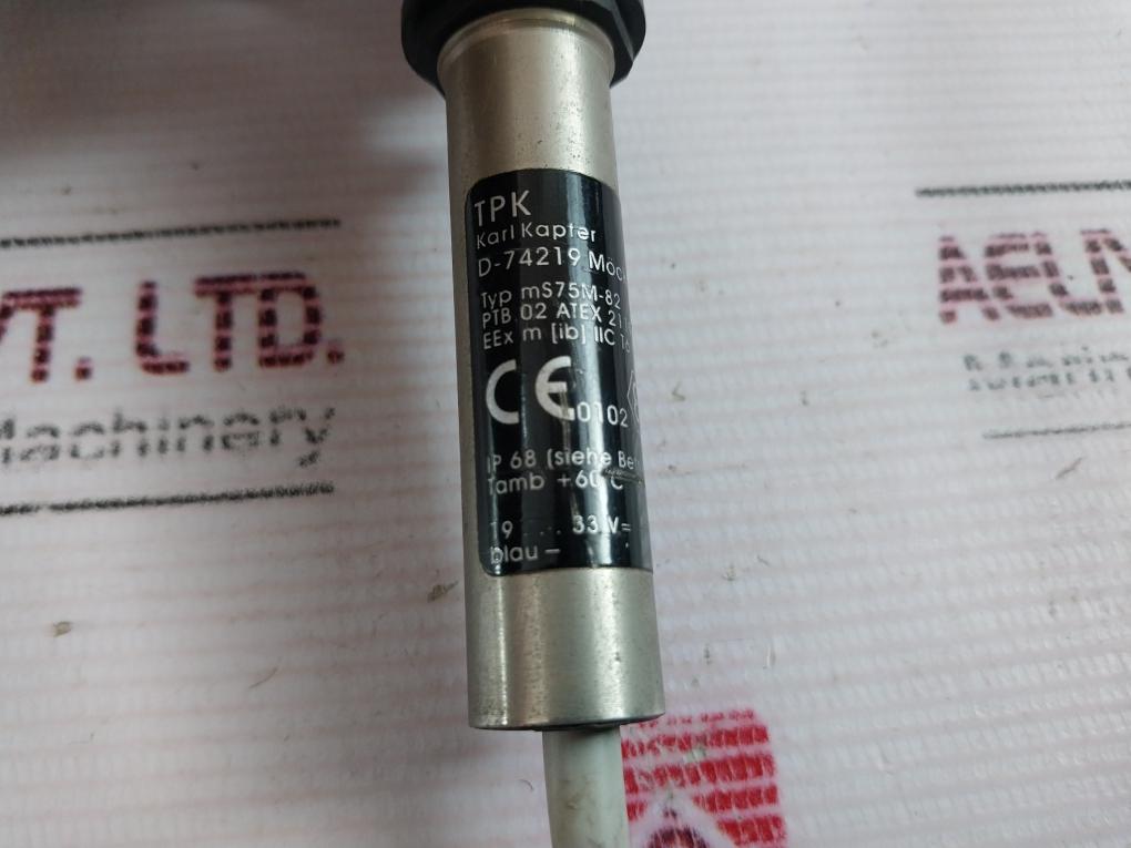 Tpk Karl Kapfer Ms75M-82 Pressure Sensor Ip68