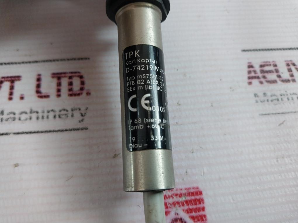Tpk Karl Kapfer Ms75M-82 Pressure Sensor Ip68