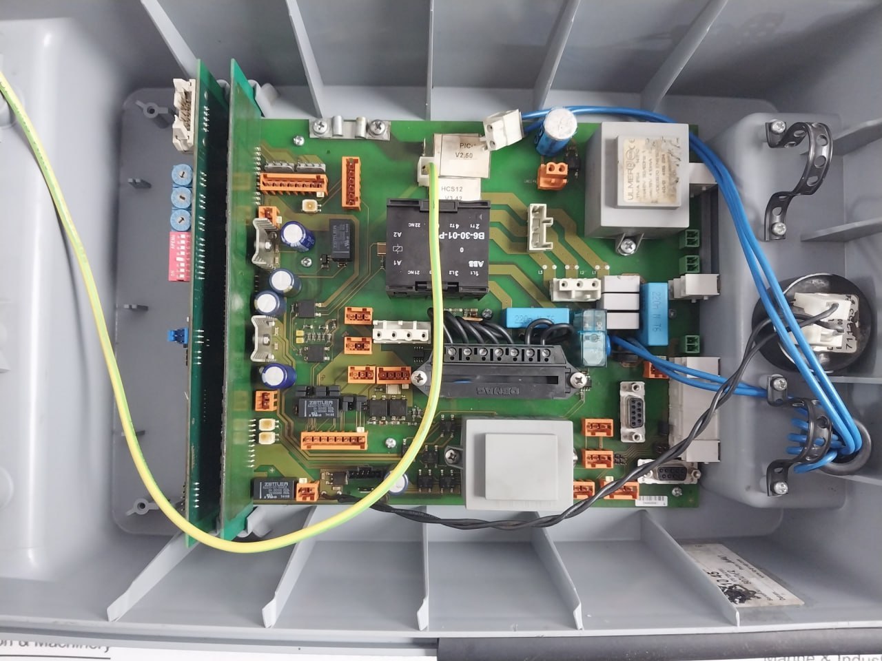 Tq Systems 175 729.0100 Controller Box B6-30-01-p Rev: 301 110V..500V V2.50