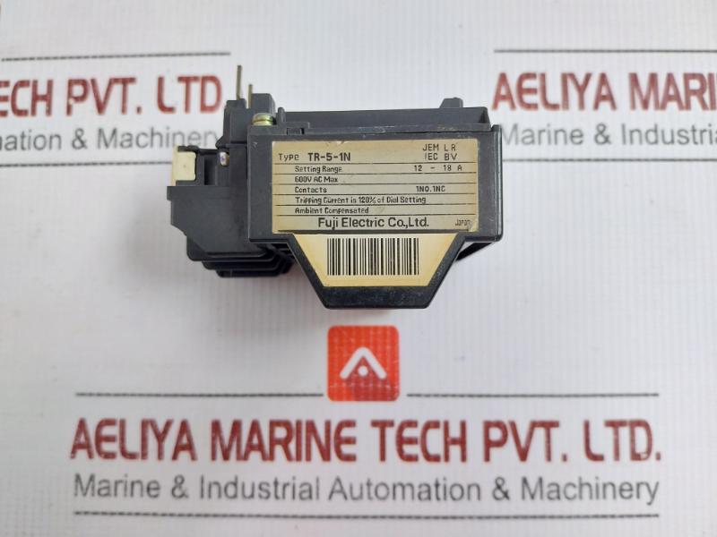 Tr-5-1N Thermal Overload Relay Fuji Electric 600Vac