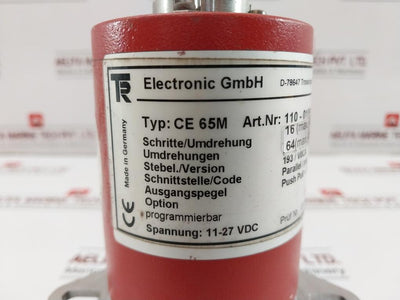 Tr Electronic 11-27Vdc Absolute Rotary Encoder Ce 65M
