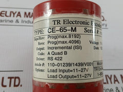Tr Electronic Absolute Rotary Encoder Ce-65-m 11-27V Dc
