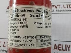 Tr Electronic Absolute Rotary Encoder Ce-65-m 11-27V Dc