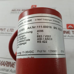 Tr Electronic 40-71°C 11-35Vdc Absolute Rotary Encoder Ce 65S