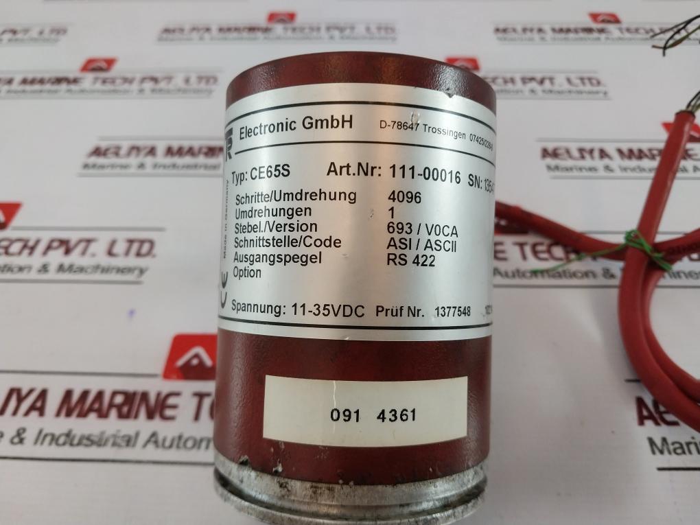 Tr Electronic Ce65s Rotary Encoder 11-35vdc