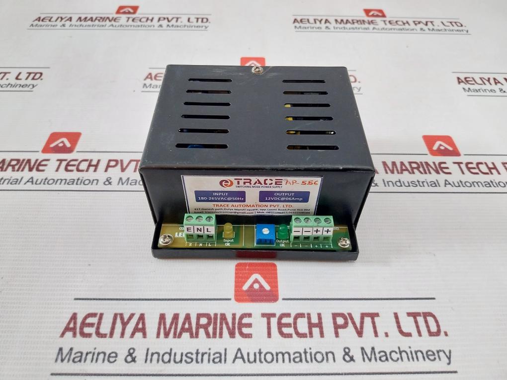 Trace Ap-556 Switching Mode Power Supply 12Vdc At 06 Amp