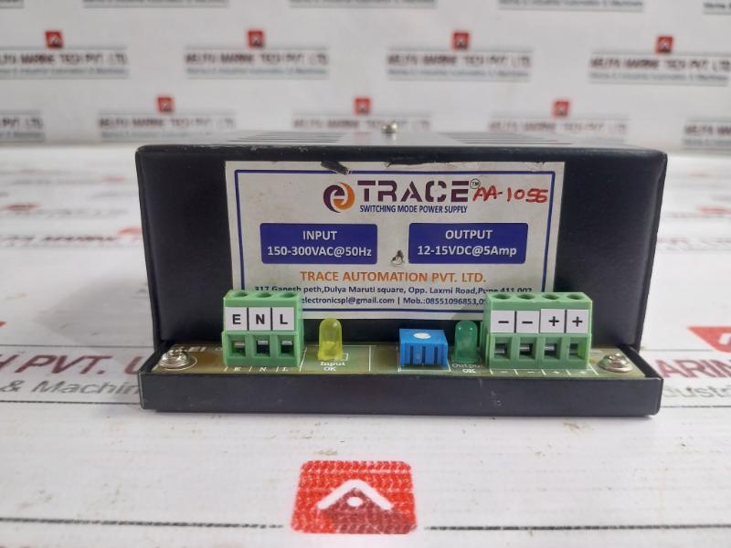 Trace Automation 12-15Vdc Switching Mode Power Supply 5A Input 150-300Vac