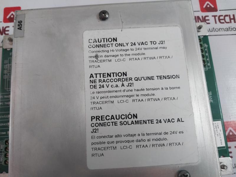 Tracer Lci-c Chiller Control Module X 1365 1077-01 Rev.C A56