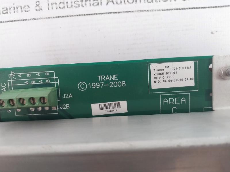 Tracer Lci-c Chiller Control Module X 1365 1077-01 Rev.C A56