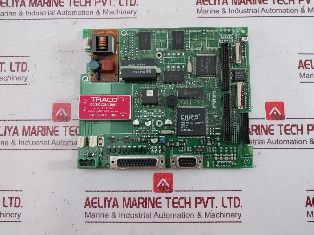 Traco 06-03010D Printed Circuit Board Ten 10-2411 18-36Vdc 5Vdc 2000Ma Max