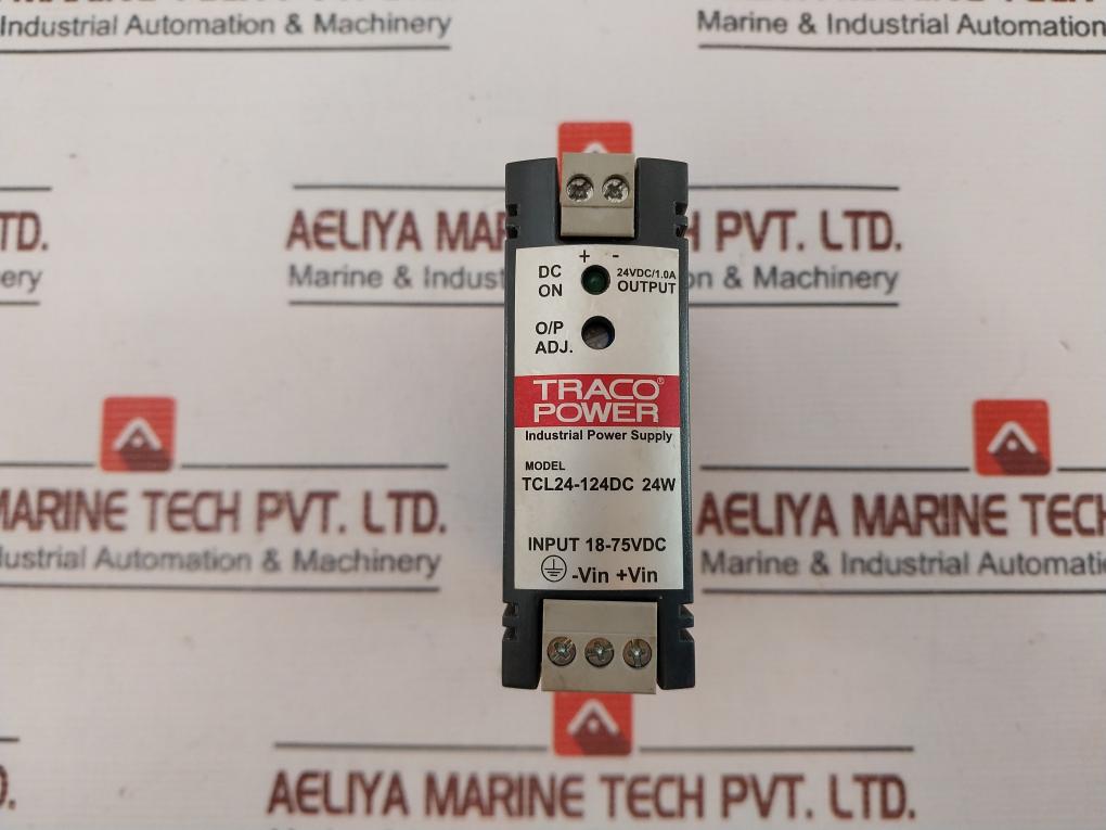 Traco Power Tc 124Dc 24W Industrial Power Supply 8-75Vdc