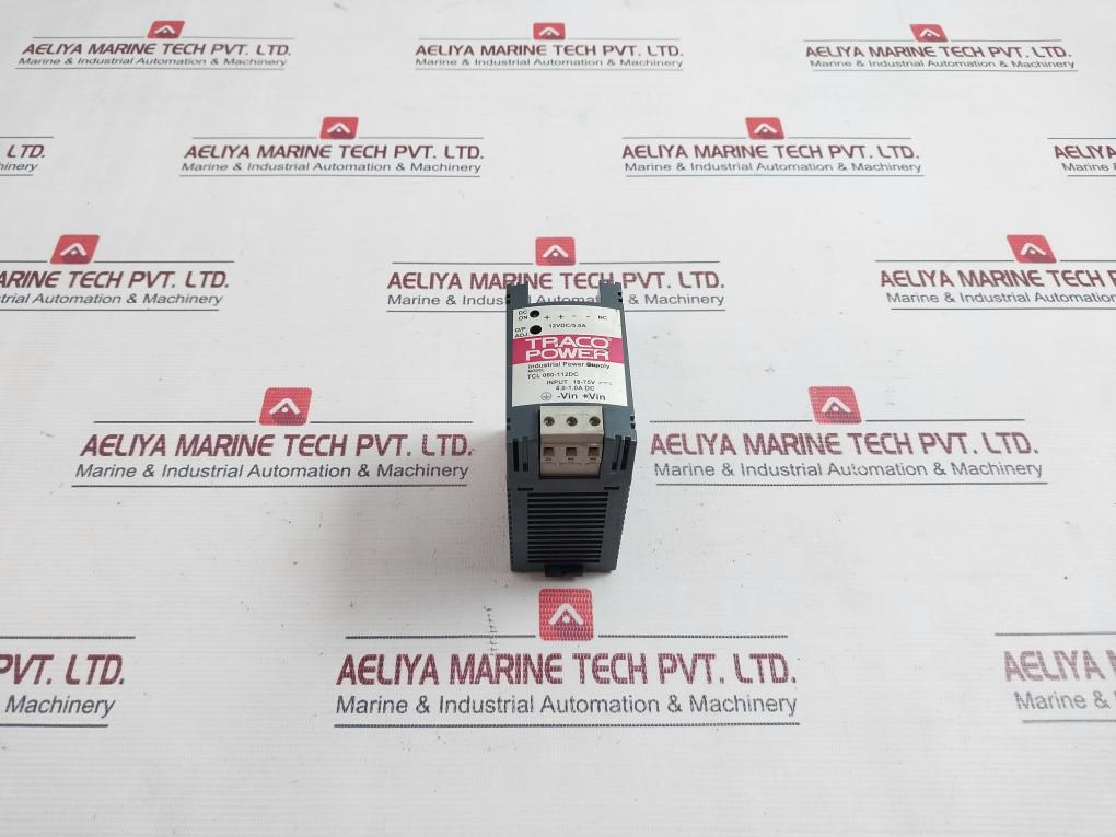 Traco Power Tcl 060-112Dc Industrial Power Supply 12Vdc/5.0A 18-75V