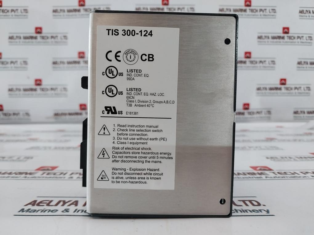 Traco Power Tis 300-124 Industrial Power Supply 24Vdc/12A 115/230Vac Input