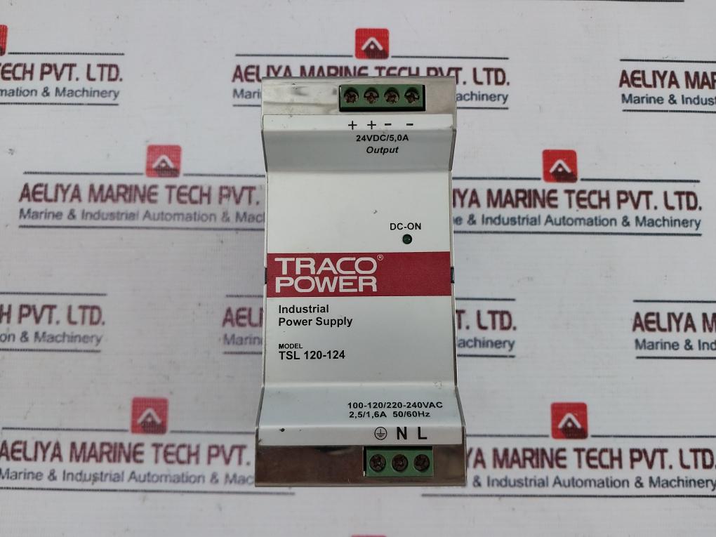 Traco Power Tsl 120-124 Industrial Power Supply 24Vdc/5.0A