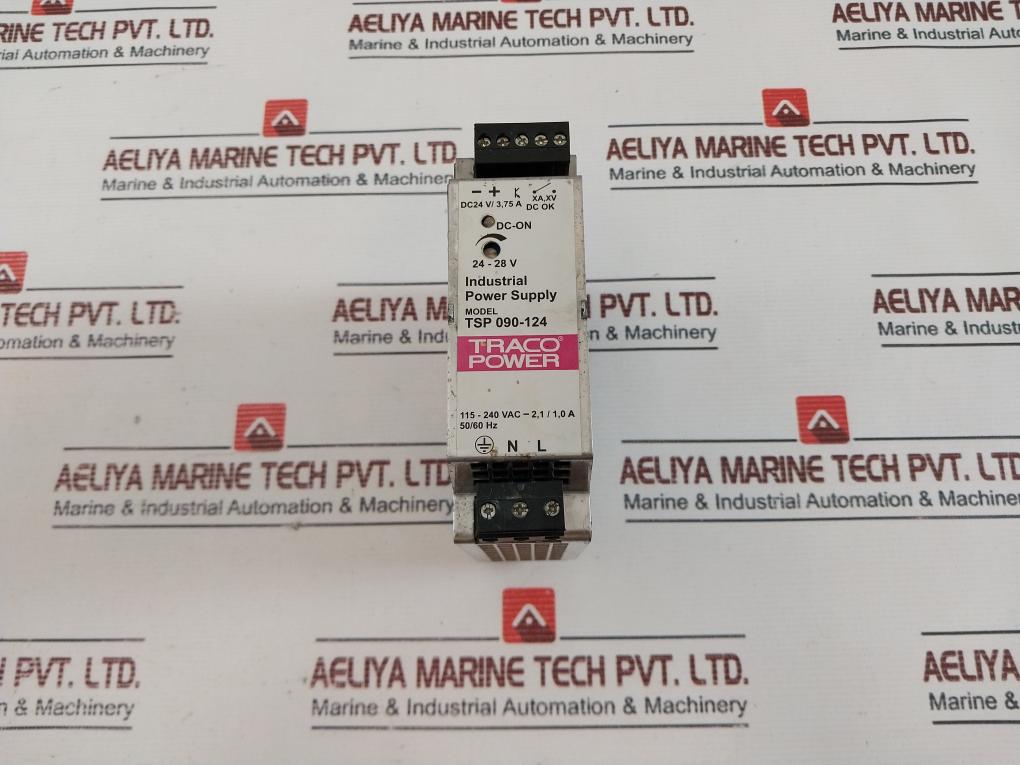 Traco Power Tsp 090-124 Industrial Power Supply 115-240 Vac-2,1/1,0 A 50/60Hz