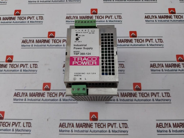 Traco Power Tsp 360-124 Industrial Power Supply 115/230Vac - 6,0/3,0A 50/60Hz