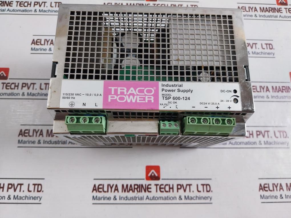 Traco Power Tsp 600-124 Industrial Power Supply 50/60Hz