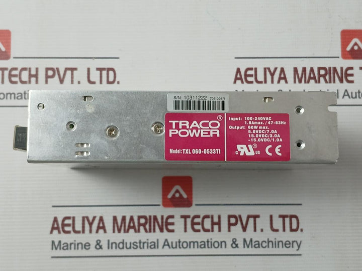 Traco Power Txl 060-0533Ti Power Supply Module 1.8A Max./47-63Hz