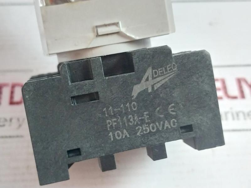 Tracon Rt11 Industrial Power Relay With Socket Base 10A-250Vac 240Vac
