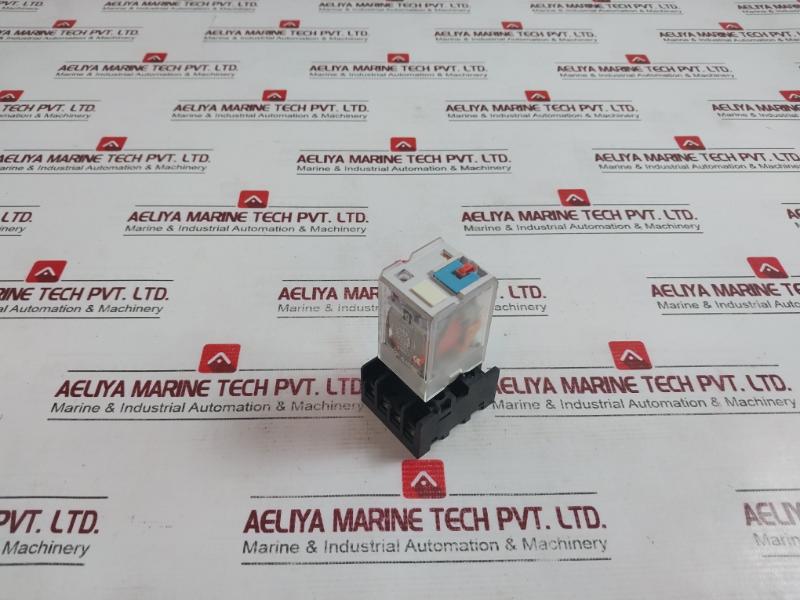 Tracon Rt11 Industrial Power Relay With Socket Base 10A-250Vac 240Vac