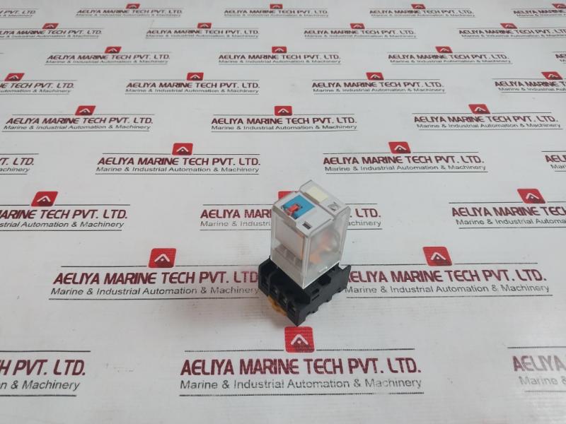 Tracon Rt11 Industrial Power Relay With Socket Base 10A-250Vac 240Vac