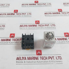 Tracon Rt11 Industrial Power Relay With Socket Base 10A-250Vac 240Vac