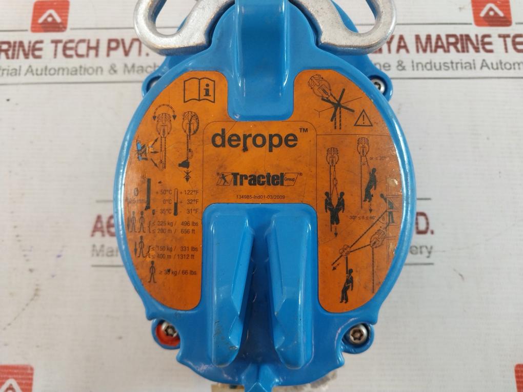 Tractel Derope Std Descent Device En 341A 24M 23Kn/5175Lbs -35 C To +50 C