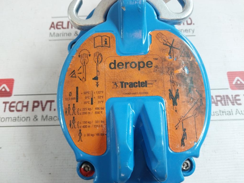 Tractel Group Derope Std 1201010 134985-ind01-03/2009