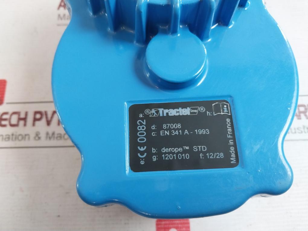 Tractel Group Derope Std 1201010 134985-ind01-03/2009