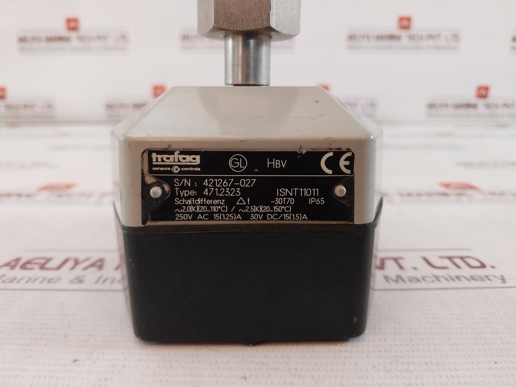 Trafag 471.2323 Geyser Thermostat Isnt11011 250V Ac 15(1.25)A Ip65
