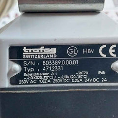 Trafag 471.2331 Temperature Thermostat 250V Ac 10(3)A