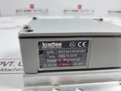 Trafag 8202.76.2210 Pressure Transmitter 0-4Kg/Cm2-g 12-34Vdc