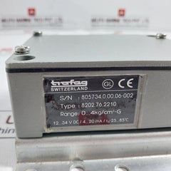 Trafag 8202.76.2210 Pressure Transmitter 0-4Kg/Cm2-g 12-34Vdc
