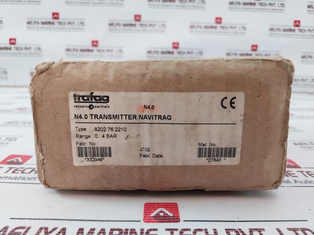 Trafag 8202.76.2210 Pressure Transmitter 12-34Vdc Ip65