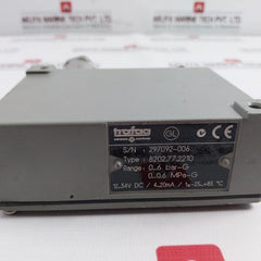 Trafag 8202.77.2210 Pressure Sensor Control 0-6Bar-g 0-0.6 Mpa-g 12-34Vdc/4.20Ma