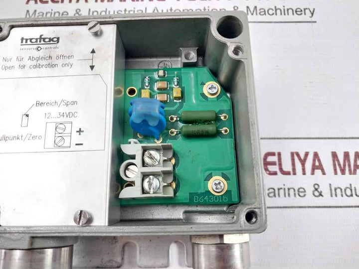 Trafag 8202.84.2210 Differential Pressure Transmitter 12-34Vdc 4-20Ma B64301B