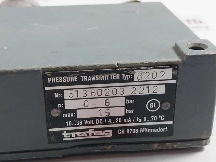 Trafag 8202 Pressure Transmitter 36V/15 Bar