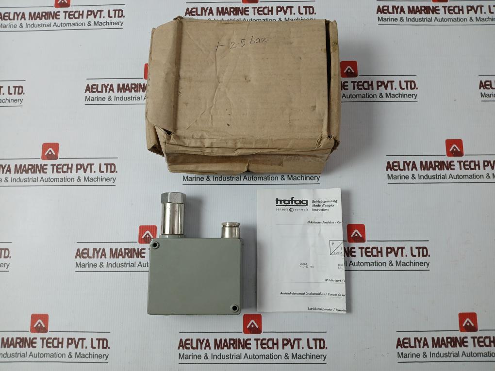 Trafag 8202 Pressure Transmitter 6Bar 0-70°C Ip65 12-34Vdc