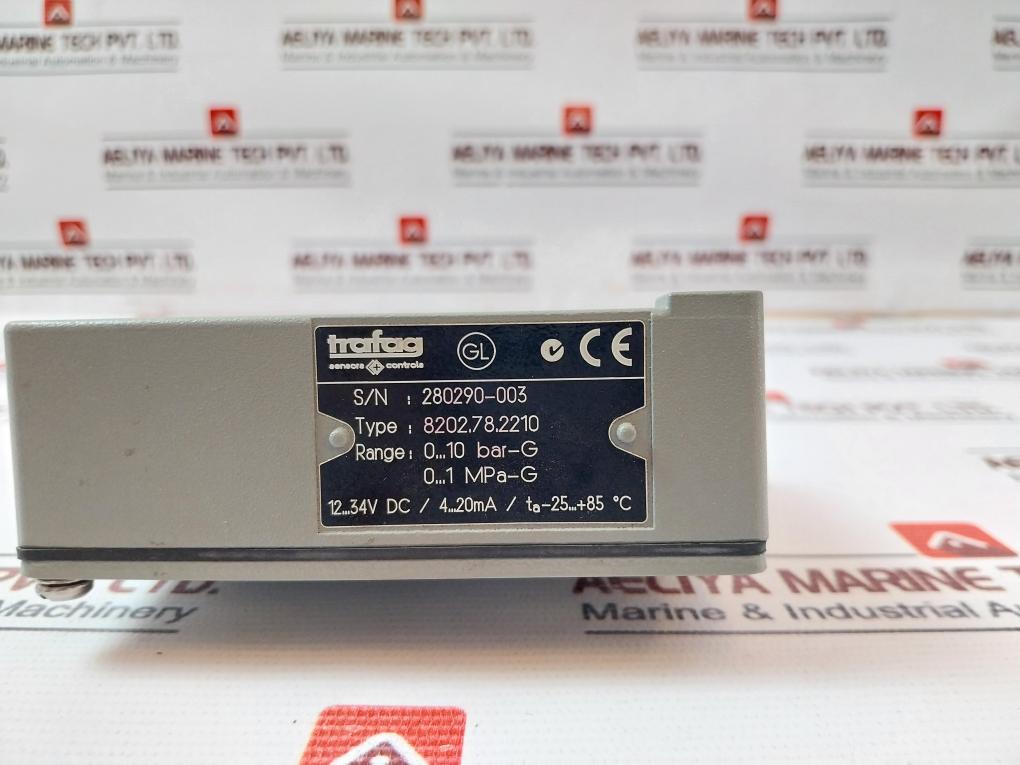 Trafag 8202,78,2210 Pressure Transmitter 0-10 Bar