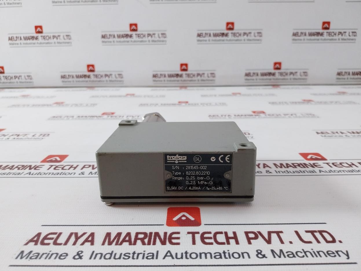 Trafag 8202,80,2210 Pressure Transmitter 12..34V Dc 4..20Ma 94V