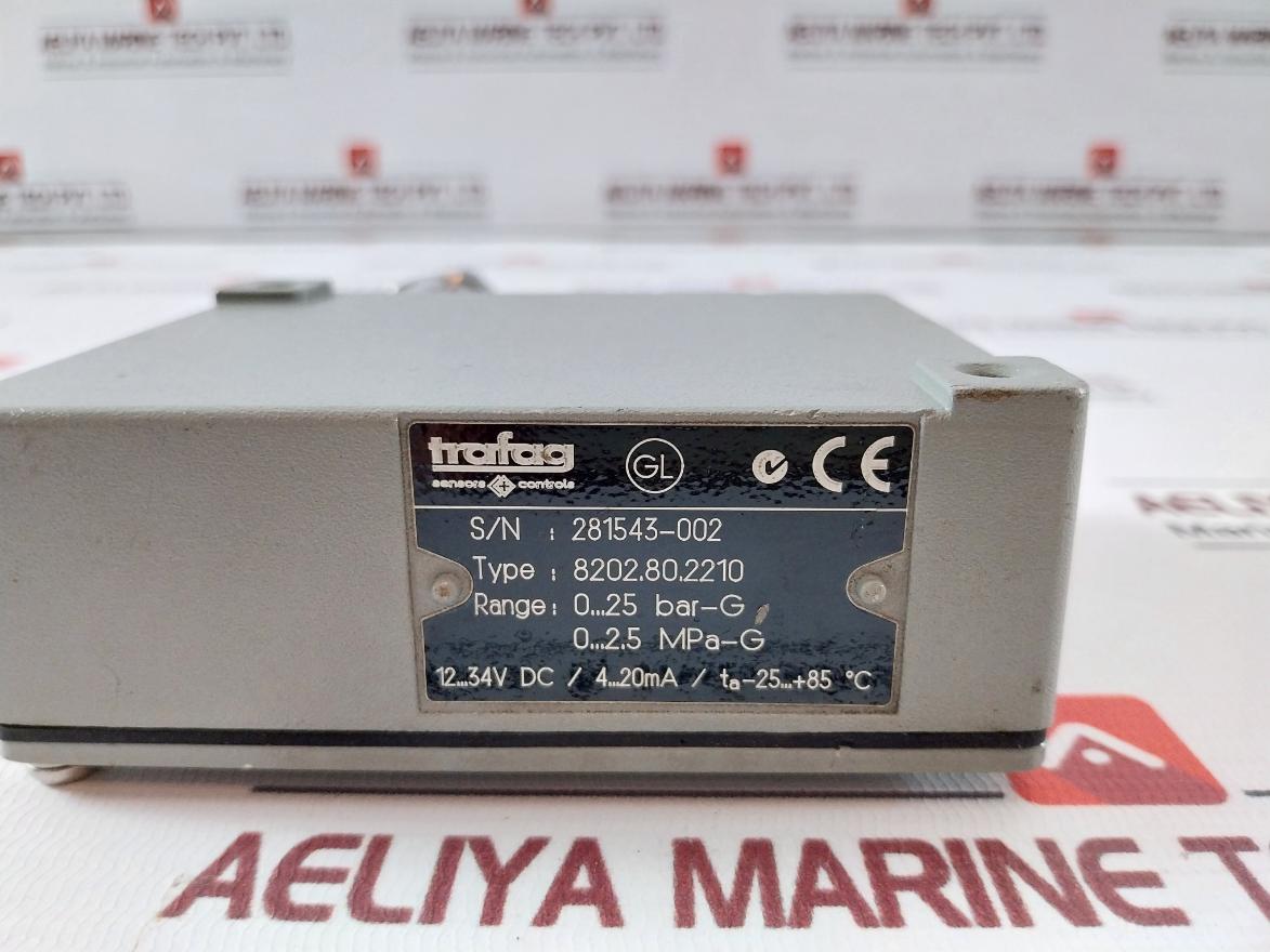 Trafag 8202,80,2210 Pressure Transmitter 12..34V Dc 4..20Ma 94V
