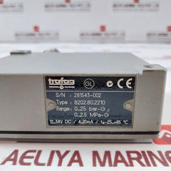 Trafag 8202,80,2210 Pressure Transmitter 12..34V Dc 4..20Ma 94V