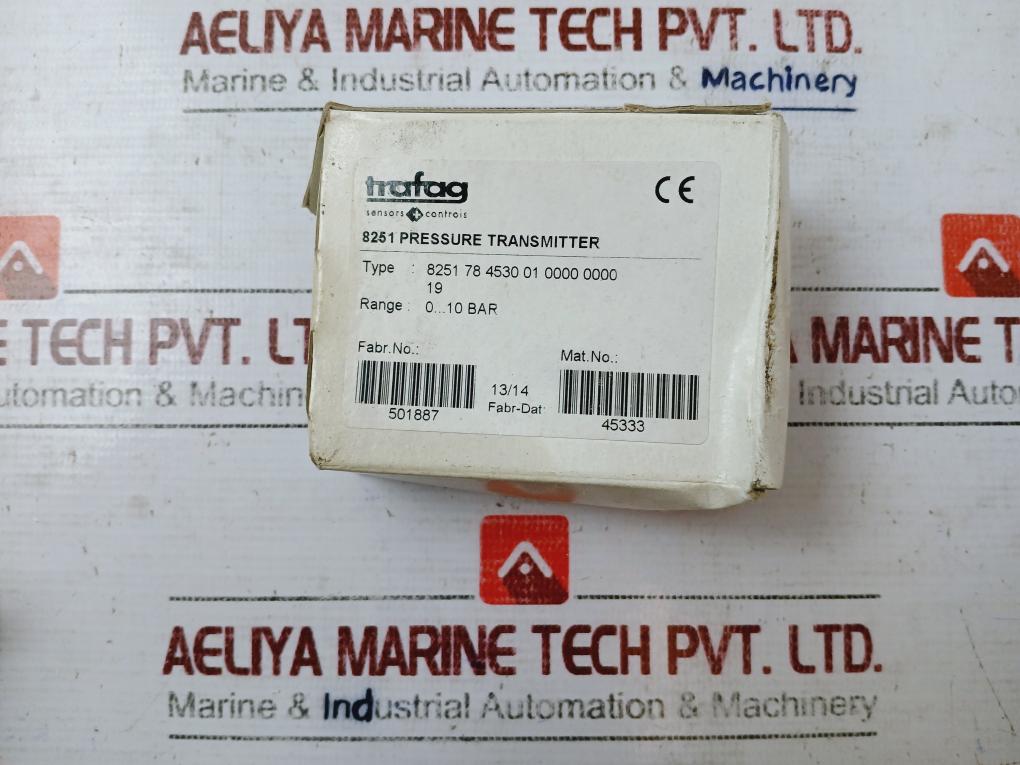 Trafag 8251.78.4530 Pressure Transmitter 24Vdc