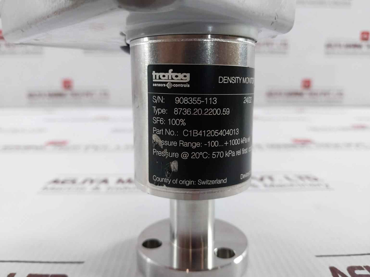 Trafag 8736.20.2200.59 Density Monitor 5.5 To 6.1 Bar B04406F Sf6.100%
